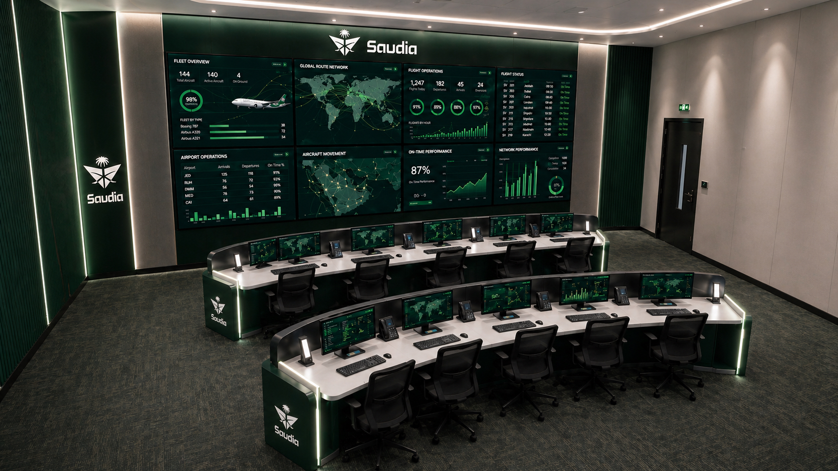 Command Center Panoramic View 1